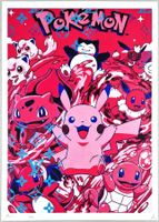 Death NYC Ltd Ed Pop Art Druck " Vuitton Junior Pokémon`s